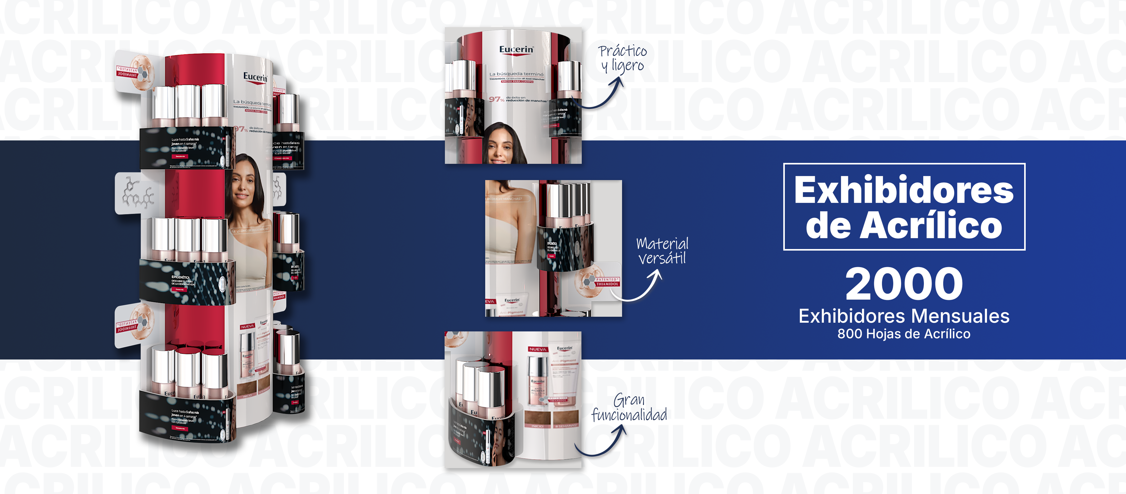 Exhibidores de acrilico